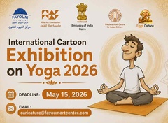 International Cartoon Exhibition on Yoga-Egypt 2026