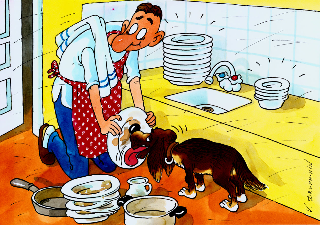 Хозяин трахает черную прислугу на кухне пока она моет посуду