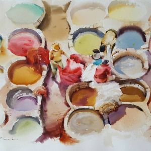 Gallery of painting Watercolors by Blanca Alvarez - Spain