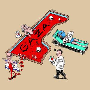 Gaza by Carlos Latuff-Brazil/best cartoon-2014