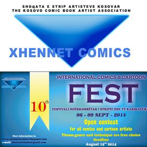 The 10th International Comics and Cartoon Festival 2014, Kosovo 