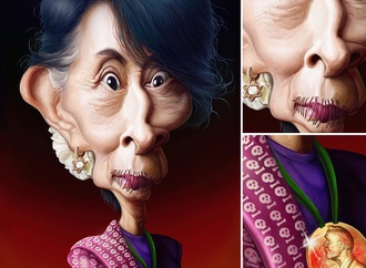 
                                                            auang san suu kyi by arash foroughi