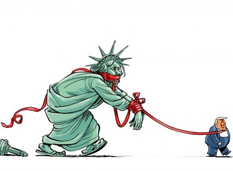 ترامپ آزادی را به بردگی میگیرد