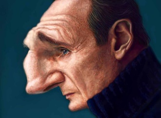 
                                                            liam neeson caricature by walter toscano peru