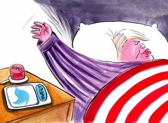 
                                                            sleeping trump christo komar