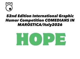 پنجاه و دومین مسابقه بینالمللی طنز گرافیکی UMORISTIA MAROSTICA ایتالیا | ۲۰۲۶