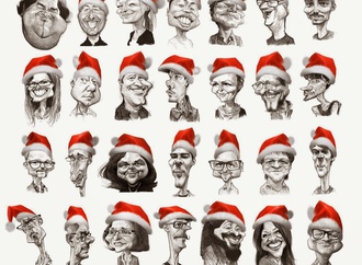 Gallery of Caricatures by Thierry Coquelet From  France