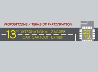 winners of 13th International Zagreb Exhibit of Car Cartoons 2019, Croatia