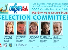 Selection Committee 16th International Cartoon Exhibition Osor Croatia 2024