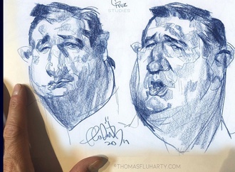 Gallery of caricature by Thomas Fluharty-USA