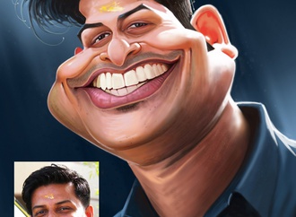 Gallery of  Caricatures by Mahesh Nambiar From India