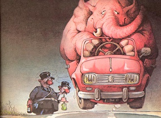 Gallery of Car Cartoons by Claude Serres-France