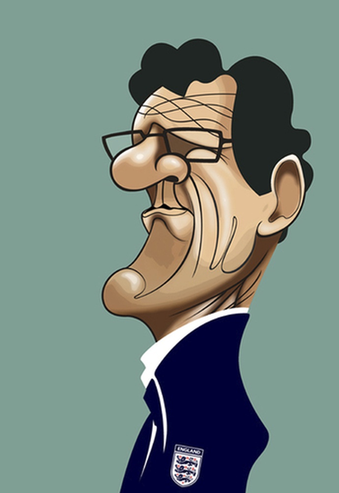 Fabio Capello | Yoel Pincho | Spain - Irancartoon