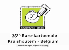 25th Euro-kartoenale Kruishoutem in Belgium 2025