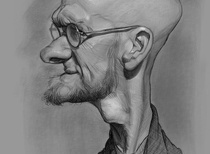 Caricature of Tom Fluharty by Jason Seiler