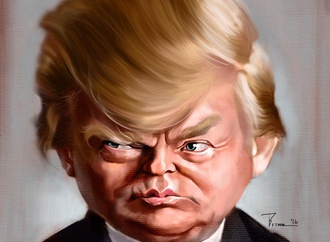 Gallery of caricature by Derek Brennan - USA