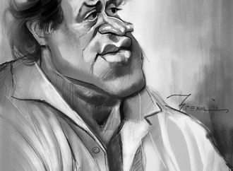 Gallery of caricature by Derek Brennan - USA