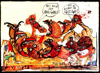 Gallery of Cartoons by Ralph Steadman- England 2