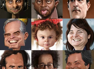 Gallery of caricatures by Rui Duarte From Portugal