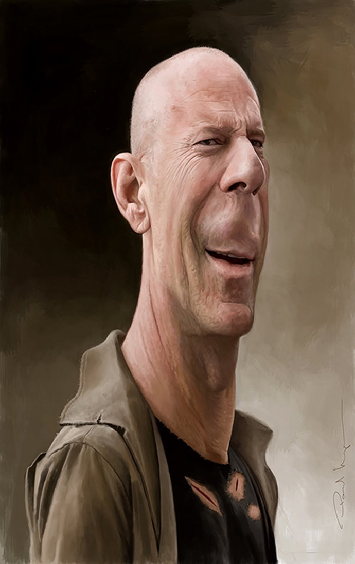 Bruce Willis | Paul Moyse | Uk - Irancartoon