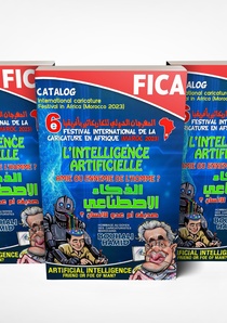 Catalog of the 6th international caricature competition, Morocco