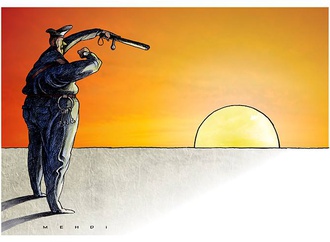 Gallery of Cartoon by Mehdi Azizi-Iran