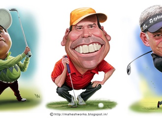 Gallery of  Caricatures by Mahesh Nambiar From India