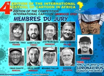 Jury Members of the 4th International Africa Cartoon  Contest