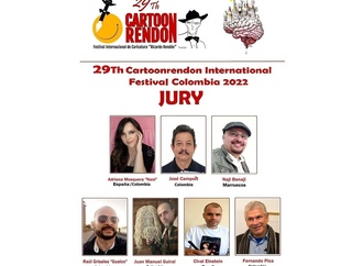 JURY OF 29th CARTOONRENDON INTERNATIONAL FESTIVAL COLOMBIA | 2022