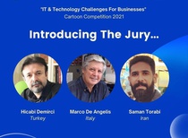 Jury members of the 1st cartoon contest of TechVertu-UK