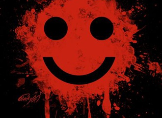 Bloody smile