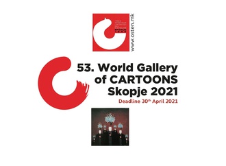 Jury members of the 53rd World Gallery Of Cartoons - Skopje 2021