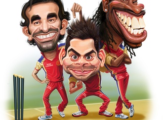 Gallery of  Caricatures by Mahesh Nambiar From India