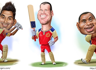 Gallery of  Caricatures by Mahesh Nambiar From India