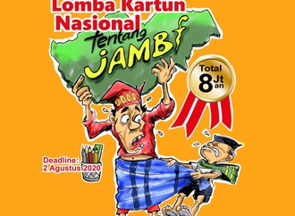 best works in National cartoon ′′ About Jambi "