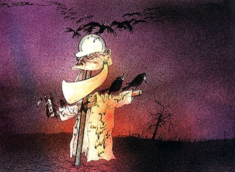 Gallery of Cartoons by Ralph Steadman From UK