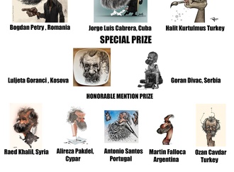 WINNERS: 8TH INTERNATIONAL CARICATURE FESTIVAL KOLMIN 2023