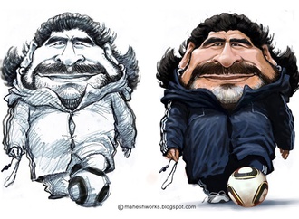 Gallery of  Caricatures by Mahesh Nambiar From India