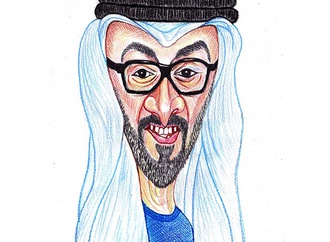 konda raviprasad india my caricature mohammed bin zayed