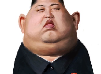 kim jung un caricature