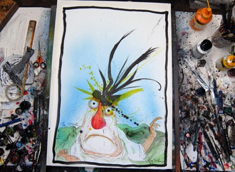 Gallery of Cartoons by Ralph Steadman- England 2