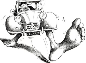 Gallery of Car Cartoons by Claude Serres-France