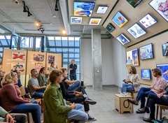 The European Cartoon Award first exhibition in The Hague