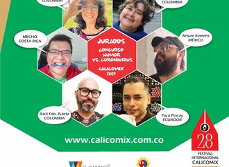 Jury members of The 28th Calcomix international festival -Colombia 2021