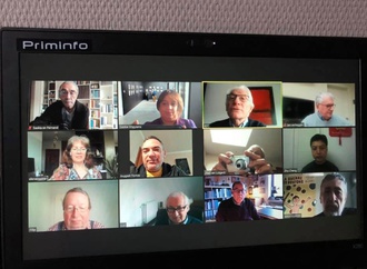 Jury meeting of the 23TH edition of the euro-kartoenale