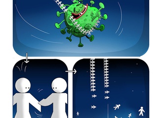 Mansoure Dehghan’s analysis of a cartoon by Travat Niki