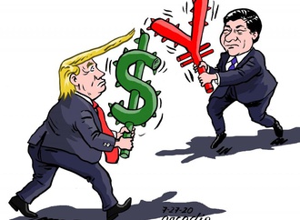 War between two great powers.