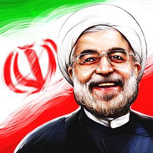 President Rohani by Arash Foroughi-Iran/2013