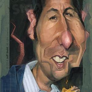 Adam Sandler by Jeff Stahl-France/best caricature-2014