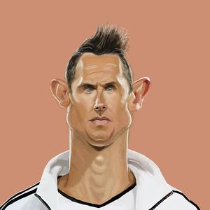 Miroslav Klose by Paulo Jose Barbosa Pinto/best caricature-2014